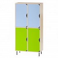 Шкаф двухярусный 4 местный СТАНДАРТ 44560