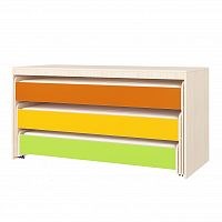 Кровать-тумба трехъярусная трансформер (выкатная) 44607