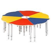 Стол 6-ти секционный «Ромашка» модульный 44626