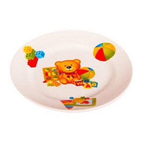 Тарелка мелкая 200 мм Любимые игрушки Гладкий край 186777